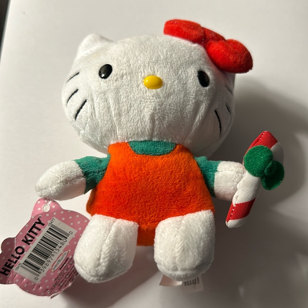 1976 Christmas Hello Kitty plushie.